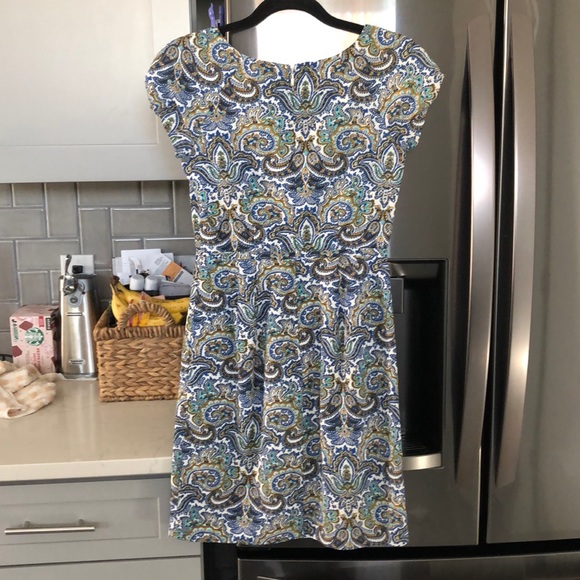 Fun, figure flattering JCrew dress. Worn twice! - Picture 2 of 2